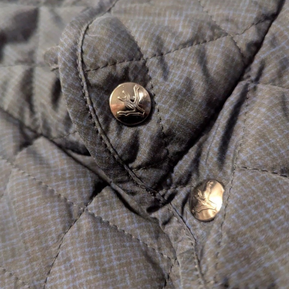 Isaia Men’s Vest L (EU 52) Quilted Puffer Blue, Lining, Extralight Aqua, Italy - Picture 6 of 12